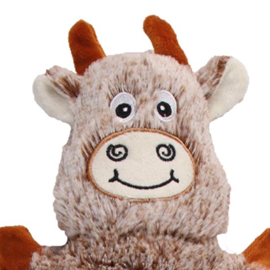 Pet Sound Toy Built-in Voice Scratch-resistant Cartoon Shape Bite-resistant Relieve Stress Rabbit/Cow/Donkey Cute Stuffed