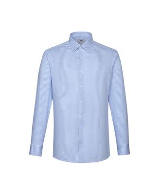 Dagseusyeocheu Cotton Blend Easy Care Stripe Stretch Slim Fit Dress Shirt_Dlp1Shdl320B1