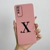 For Vivo Y20 Case Vivo Y20s Y20I Y20SG Y20G Phone Case Vivo V2029 V2027 V2032 Case Luxury Letters Square Shockproof Back Cover