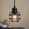 Pendant Light - NETTLIFE - 1 Light - Metal - Black - Adjustable E14 Socket
