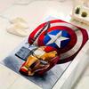 1pz Tappeto Marvel Avengers Super Eroi, Tappetino Antiscivolo, Design Personaggi Cartoni Animati, Morbido Velluto, Decorazione Stanza, Lavabile