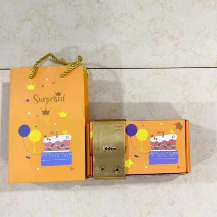 Douyin-Inspired Surprise Pop-up Red Envelope Box - Birthday & Valentine's Day Gift with Festive Hot Stamping