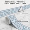 Self Adhesive Wall Base Thickened Wall Sticker Fashion Skirting Line  Home