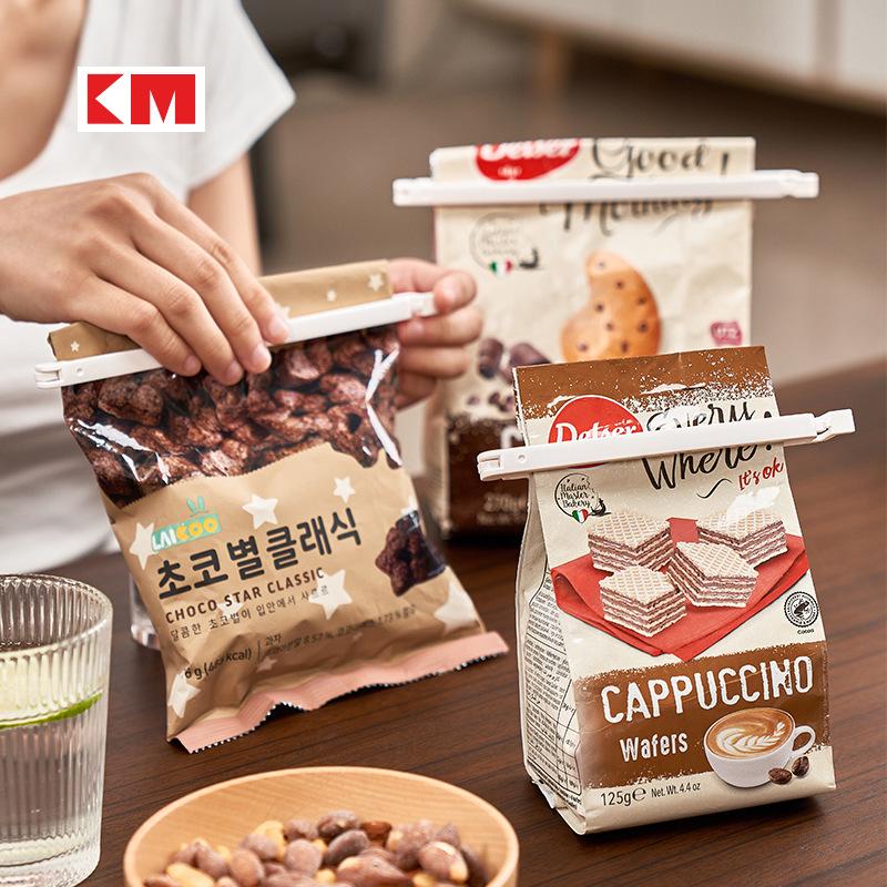 Японский зажим для упаковки еды - Сохранение свежести и влагонепроницаемый пластиковый зажим для закусок 684₽