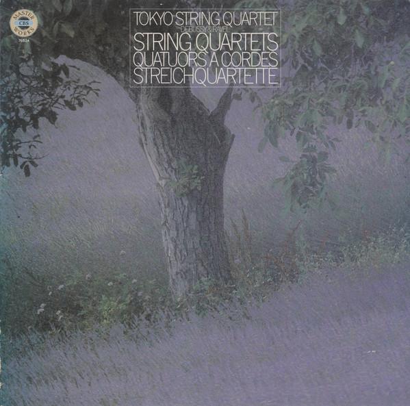

LP Record CLAUDE DEBUSSY MAURICE RAVEL TO String Quartets Quatuors Cordes 76824 CBS Masterworks 1979 Europe Classical Used