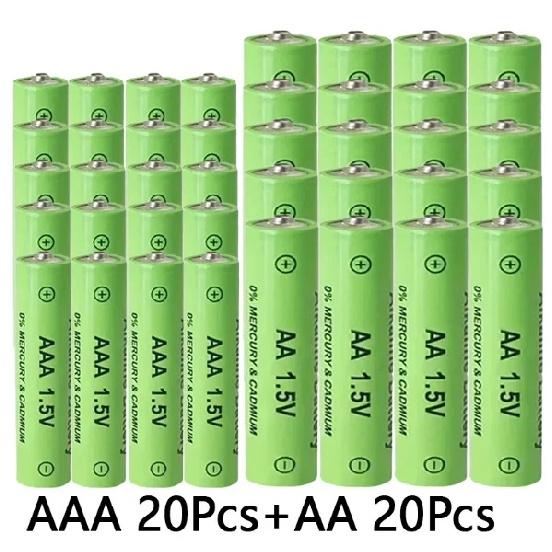 1.5V AA+AAA Ni Mh Rechargeable Battery, AAA Alkaline 3800-3000Mah,For Flashlights, Toys, Clocks, MP3, Nickel Hydrogen Batteries
