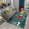 Poppy Red Flowers Carpet for Kitchen Floor Mat Bedroom Living Room Bedside Decor Area Rug Hallway Carpet Home Entrance Doormat