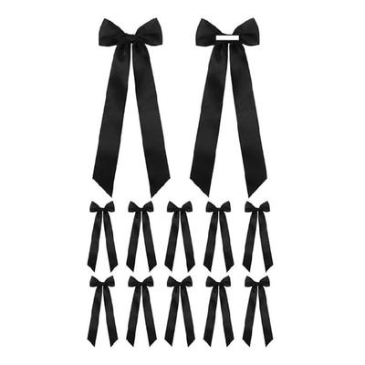 12Pcs Candlestick Bowknot Decoration Adhesive Ribbon Bowknot For Wedding Bachelorette Party Decorations and Packaging