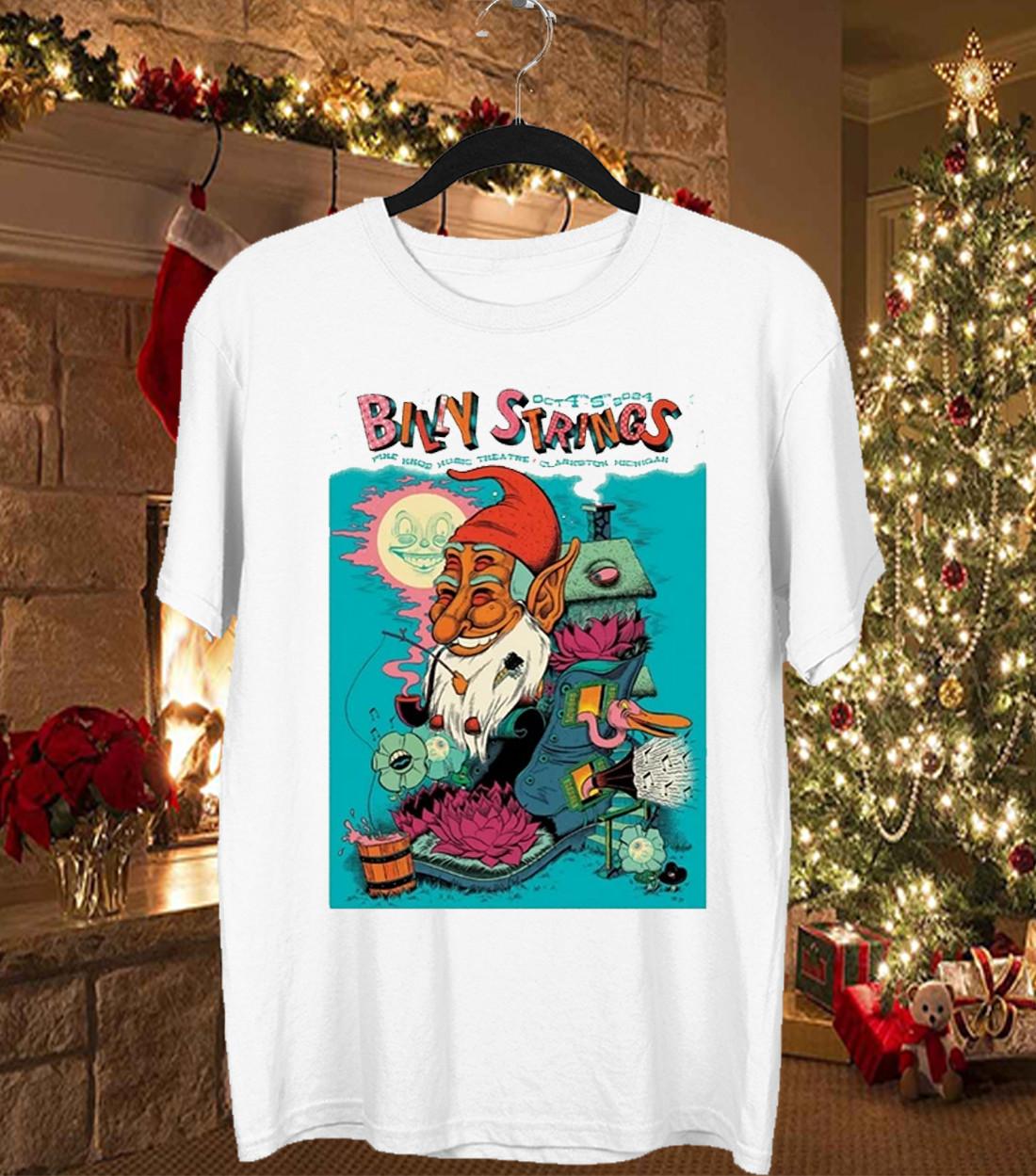 Billy Strings 2004 White T-shirt Cotton Unisex Tee S-4Xl S