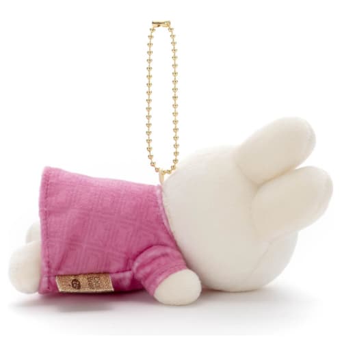 Plyšová hračka Bruna Cacao Bruna Suyasuya s řetízkovým míčkem, maskotem Miffy Ruby Chocolate, šířka přibližně 12 cm.