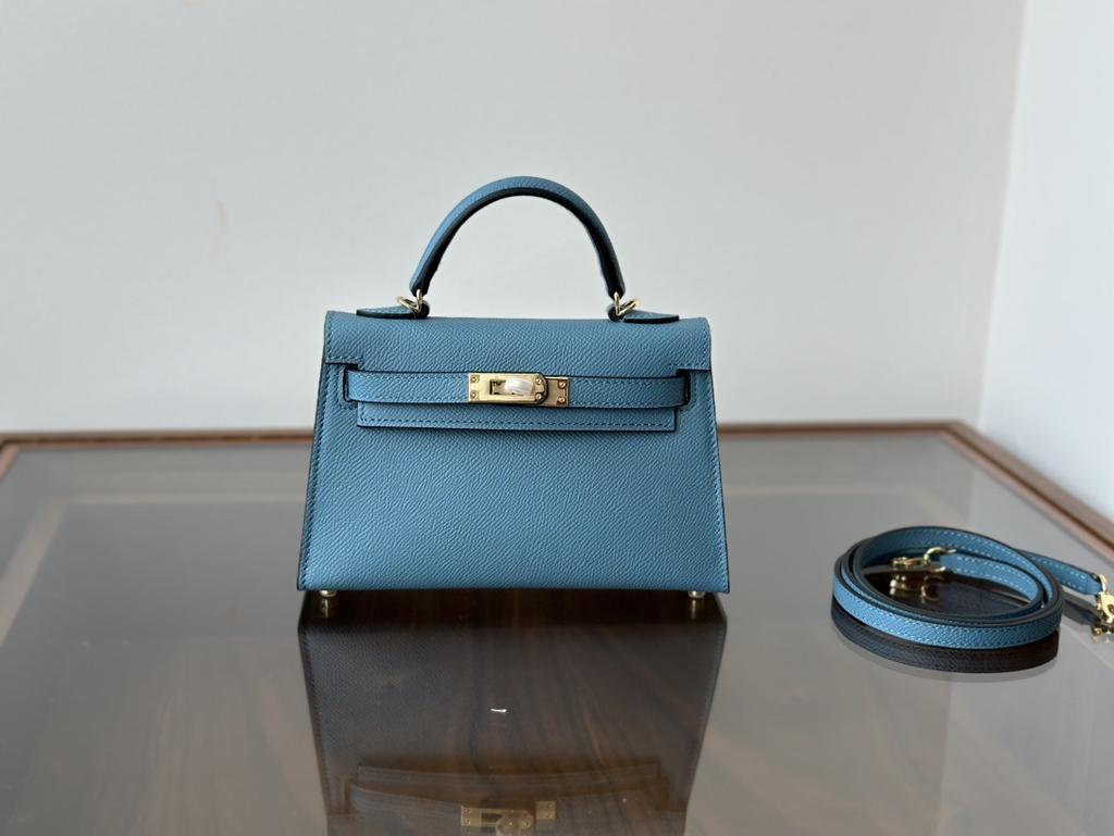 19 Element EP Leather Wrist Strap Five Metal Single Leather Strap Crossbody Mini Fashion Womens Bag