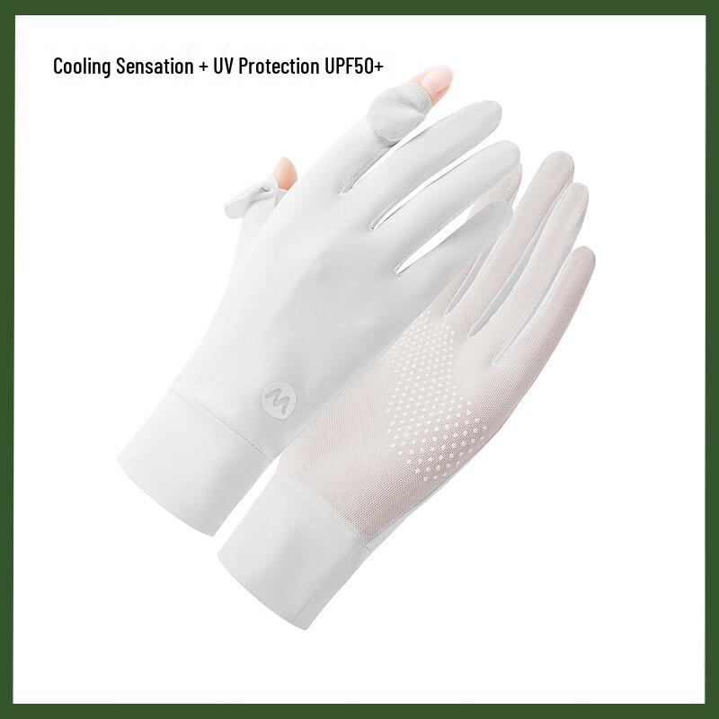 Women s Ice Silk Sun Protection Touchscreen Gloves