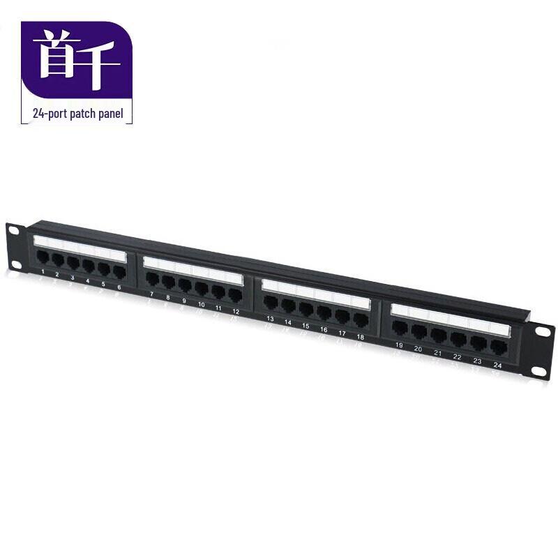 SHOCHAN Rackmount Network & Voice Patch Panels and Cable Management