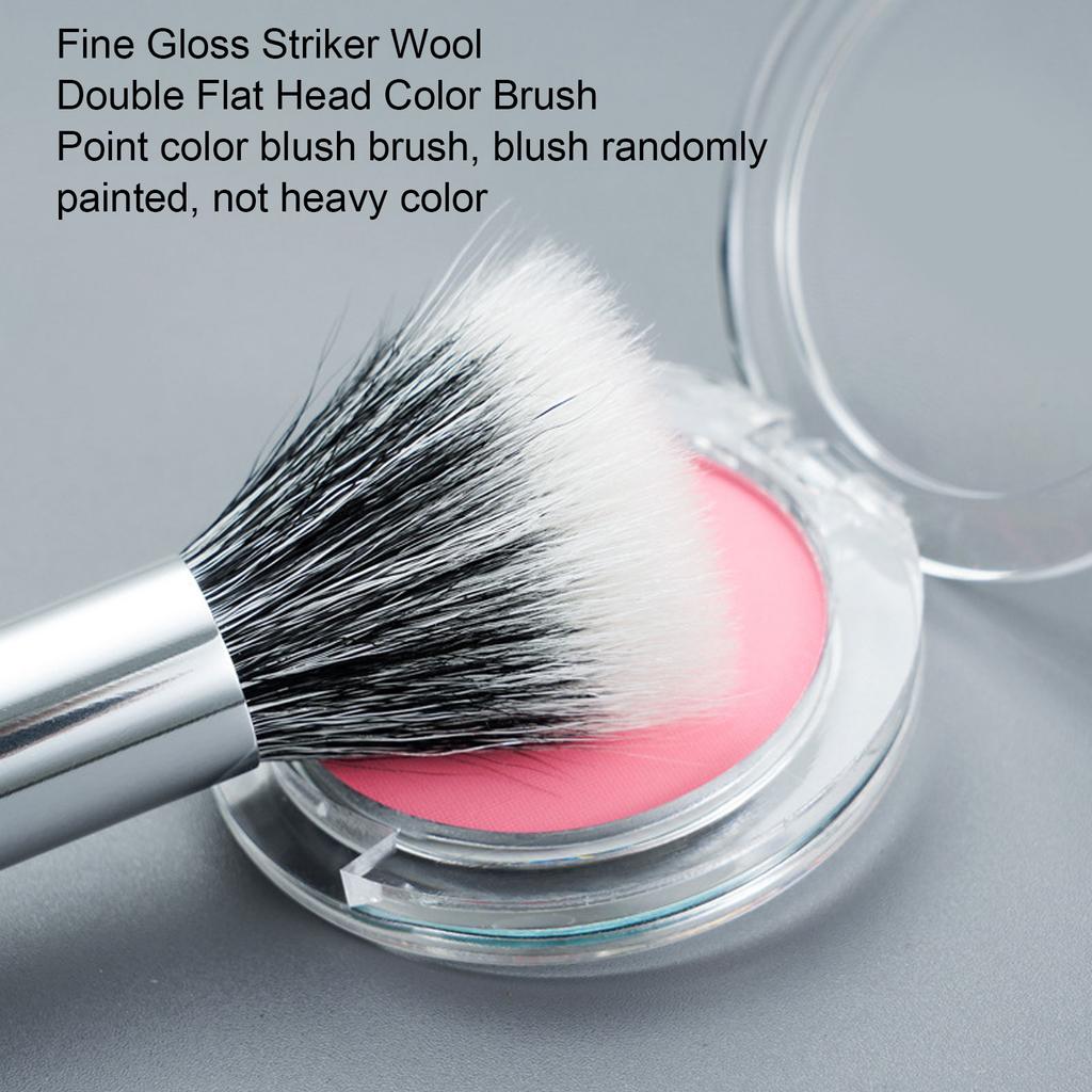 12Pcs Makeup Brush Set Soft Bristles Portable Small Stipple Brush Cosmetic Brush Set for Blush Foundation