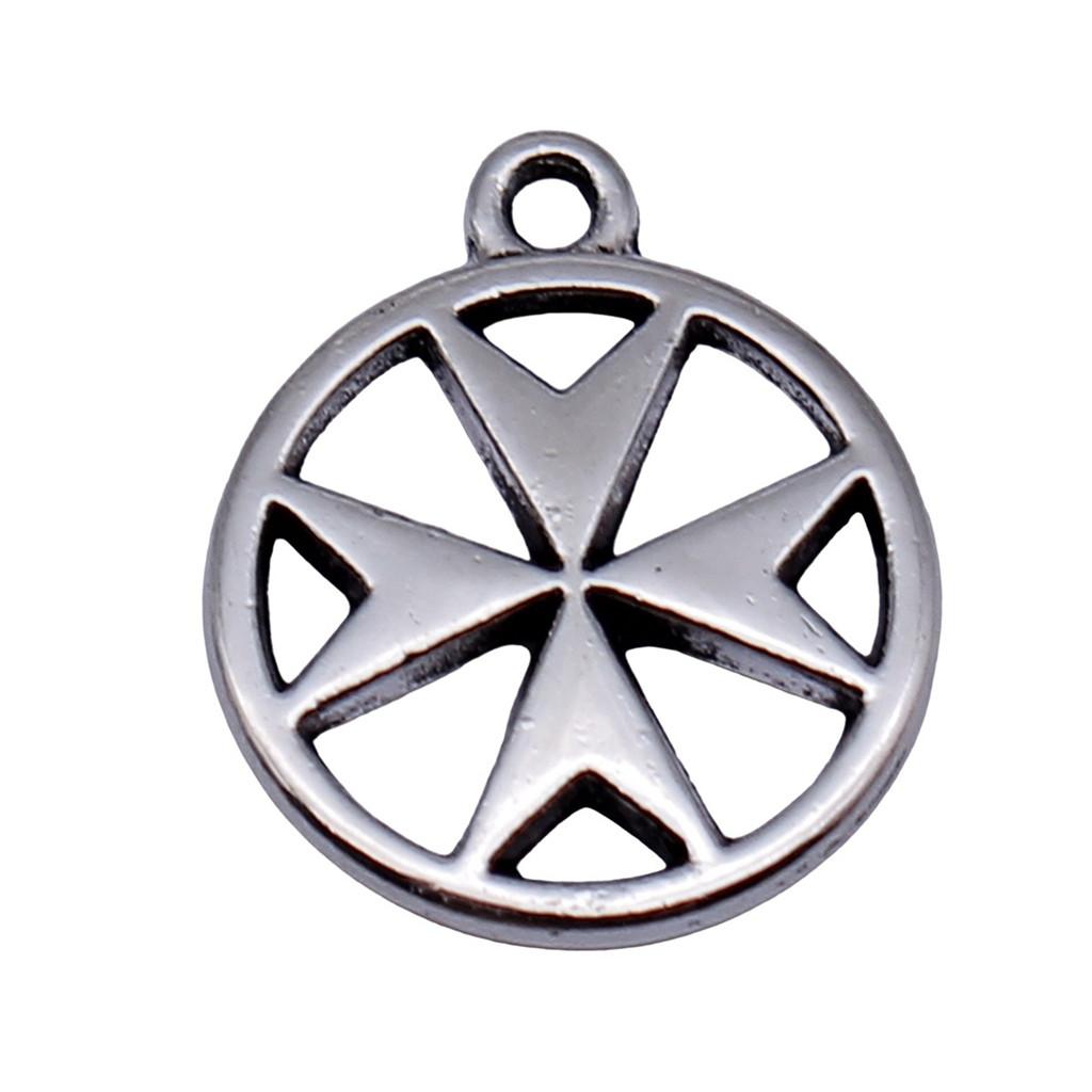 Vintage Cross Charms Multi Color Alloy Pendants For Religious Christian Jewelry