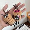 1/3Pcs Cute Cockroach Doll Keychain Creative Stuffed Animal Keyring School Bag Pendant Backpack Hanging Decoration Lovely Gift