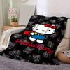 1pc. Hello Kitty Cute Cartoon Blanket - Perfect for Home, Office, Outdoor Use, Gift Idea, Suitable for Al