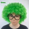 Gift Various Coloured Props Clown Cosplay Football Fans Black Afro Curly Wig Synthetic Wigs Curly Hair Children/Adults Dressing