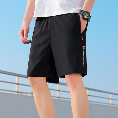 Large Size Men's Casual Quick Drying Breathable Sports Loose Capris Fashionable and Versatile Capris