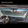 Retractable Suction Cup Car Sunshade & Home Window Roller Blinds