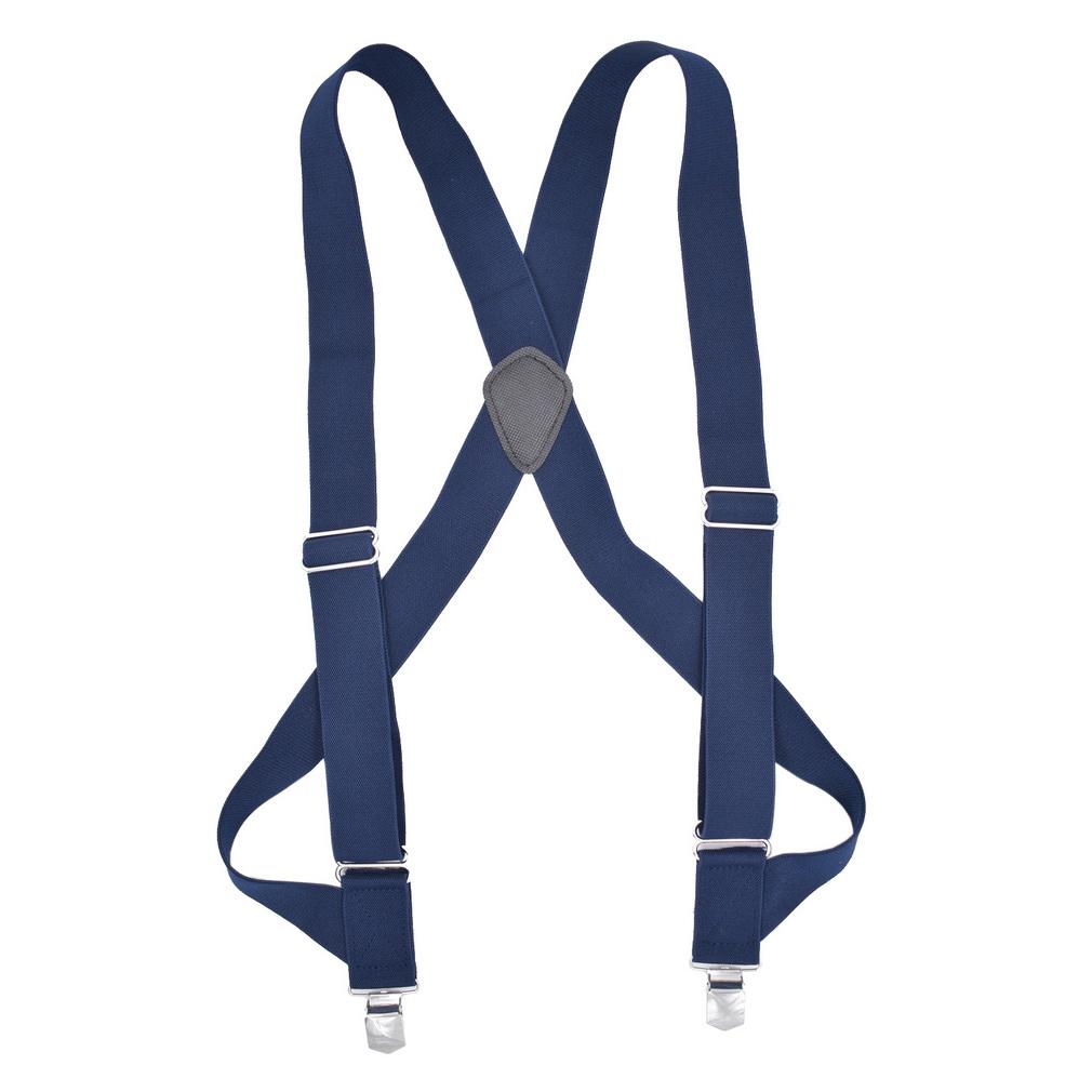 Bretelle Elastiche da Uomo con Schiena a X Robuste 2 Clip Bretelle Forti per Pantaloni