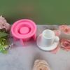 Teacup Candle Holder Silicone Molds Candlesticks Resins Molds Castings Mould