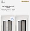 Premium Magnetic Anti-Mosquito Sliding Door Curtain with No-Drill Diamond Mesh for Home Use