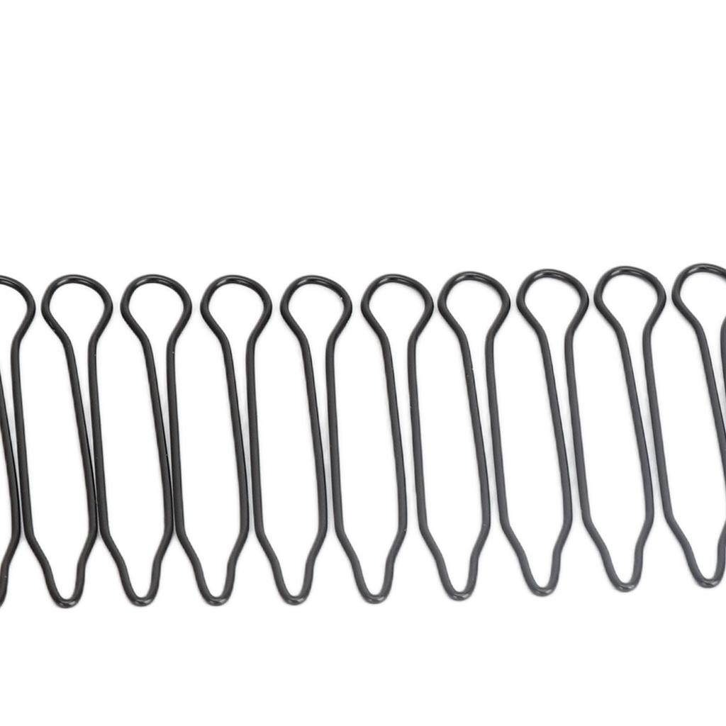 9 Stück U-Form Haar-Finishing-Fixierkamm Stretch Unsichtbar Flexible Haar-Finishing-Fixierclips für Frauen Mädchen