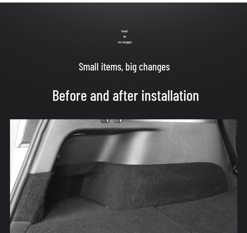 Tesla Model Y Suede Trunk Side Panel Pad