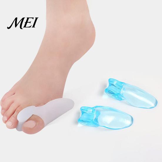 Toe Cushion Separator 2PCS Gel Separator, Hallux Valgus Correction And Overlapping SEBS Silicone Foot Care Corrector, Ultra-Thin Comfortable