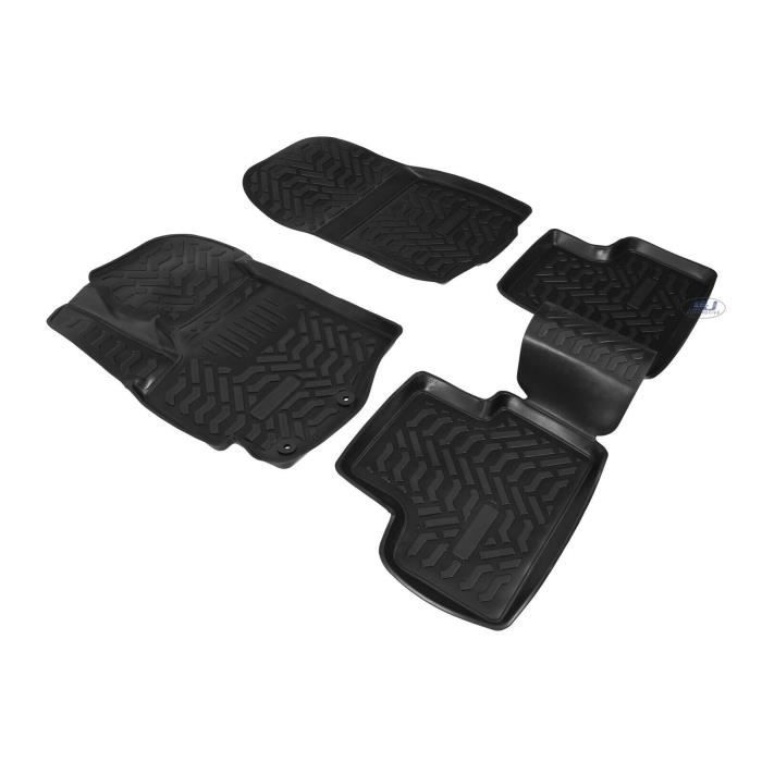 Tapis De Sol En Caoutchouc - J&amp;J AUTOMOTIVE - Citroën C4 Aircross - 3D - Antidérapant - Sur Mesure
