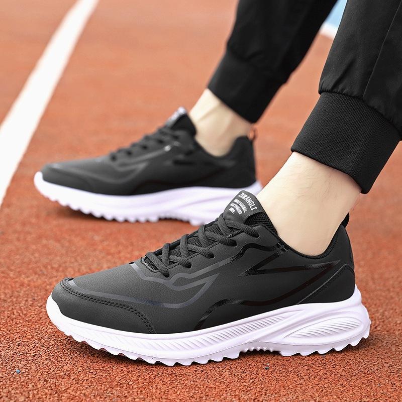 Mesh Breathable Sneakers Autumn Shock Absorption, Light and Comfortable Soft-soled Casual Running Shoes, Black ******** Rope Running Shoes