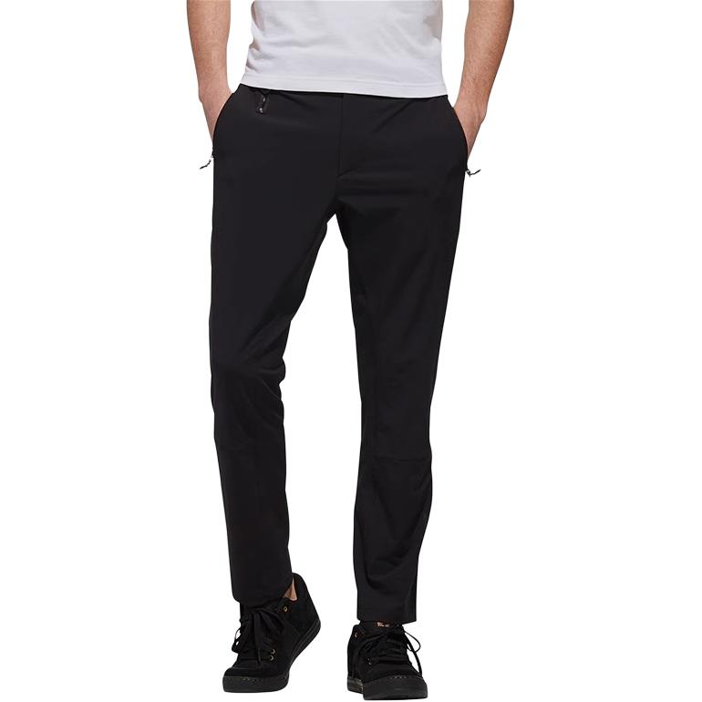 adidas Solid Color Straight Leg Sports Casual Pants Men Bottoms Black EH4942
