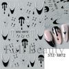 New Nail Art Stickers Ins Halloween Funny Little Ghost Love Spider Web Adhesive Nail Stickers