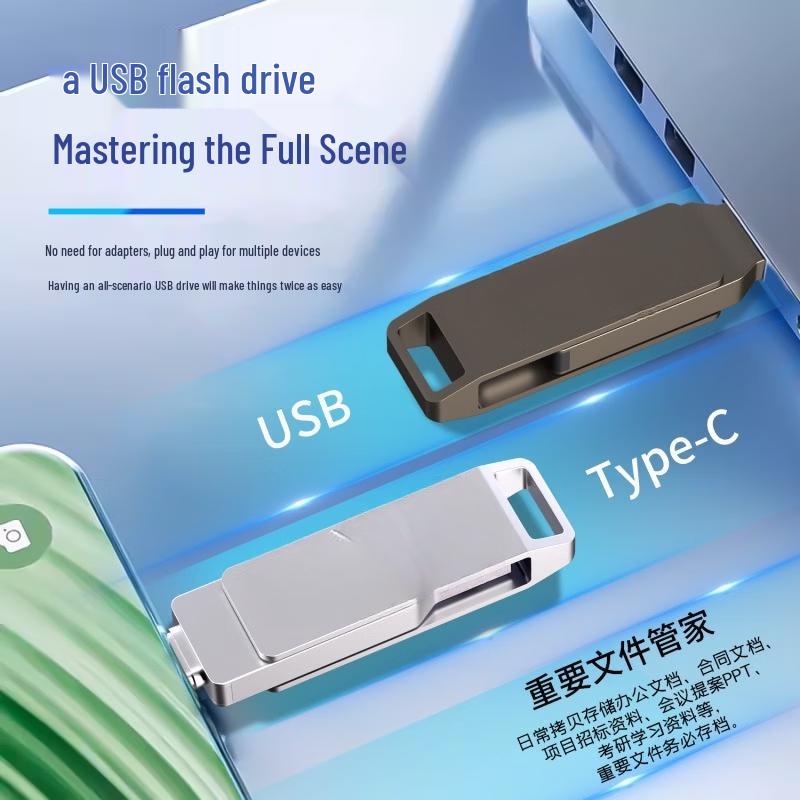 OLOEY Dual Interface USB Flash Drive for Phones & Computers