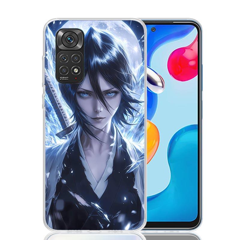 Bleach Kuchiki Rukia Phone Case For Xiaomi Redmi Note 15 14 13 12S 12 Pro Plus 11S 11E 11 11T 10S 10 Art Soft Pattern Cover Redm