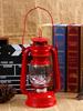 Vintage Wrought Iron Kerosene Hurricane Lamp - Nostalgic Camping Decor & Photography Prop