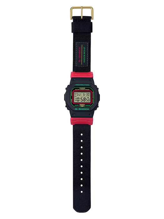 Casio Men's Resin 200M Water Resistant Shock Resistant Alarm Quartz Watch DW-5600THC-1