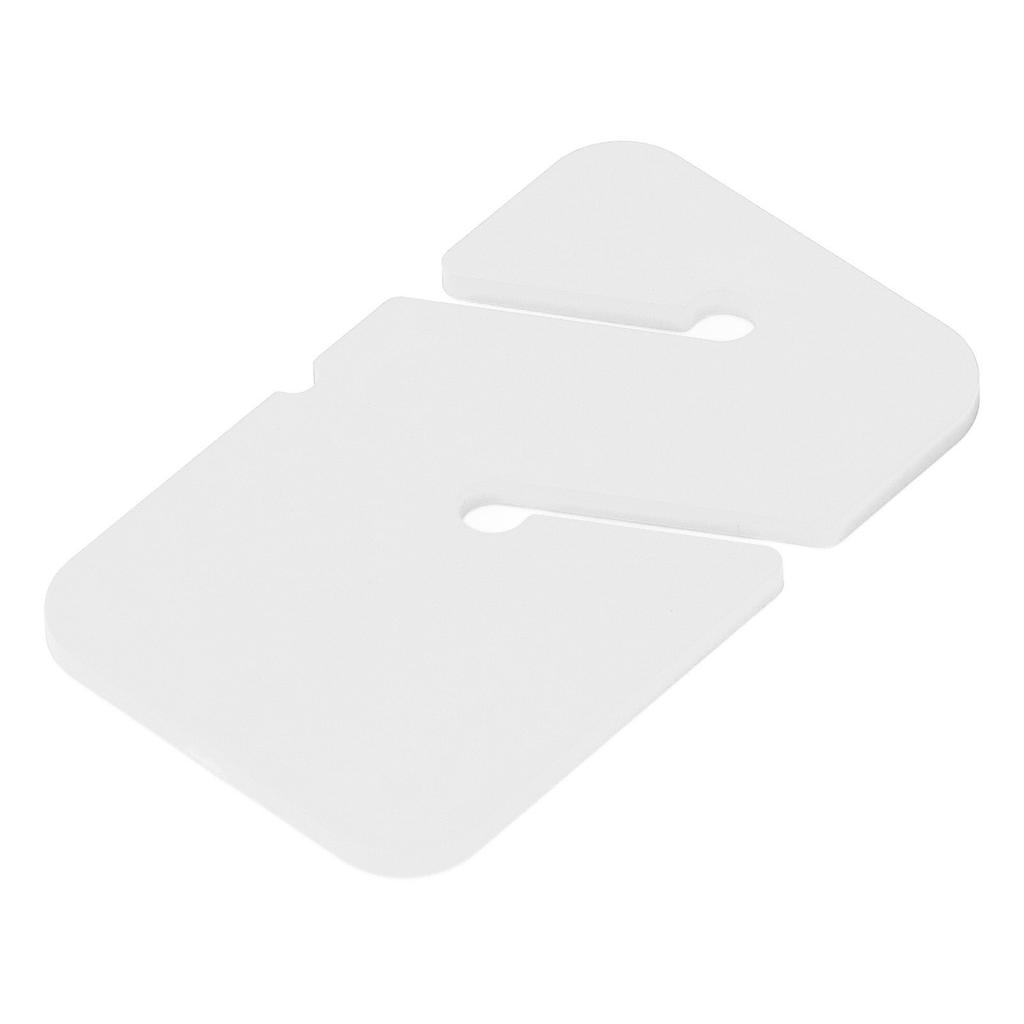 Diving Line Marker Rectangle ABS Easy Visibility Compact Cave Dive Line Marker for Diving Equipment White