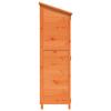 Garden Shed Brown 59.5 x 56 x 176.5 cm Solid Spruce Wood