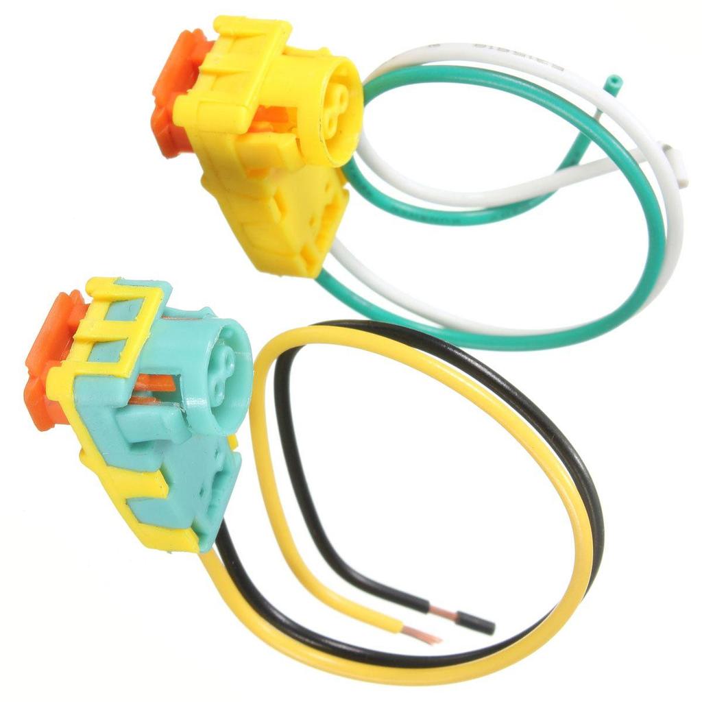 Airbag Spring Connector Pair for Hyundai Sonata/Chevrolet/Buick - Yellow and Blue