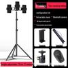 Mobile Live Streaming Floor Stand & 10" Fill Light with Retractable Thermometer Phone Clip