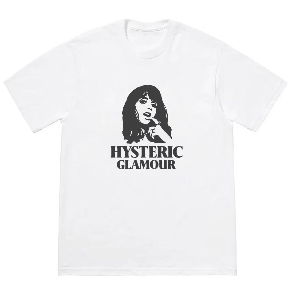 Hysteric Glamour Super Sweet Times TShirt 2026 Summer Unisex Women Vintage Girl Graphic Tee Retro Pop Art Print Casual Top Tshirt