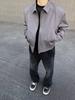 Men's High-End Short Baseball Jacket with Padded Shoulders - 2024 Spring/Autumn Collection