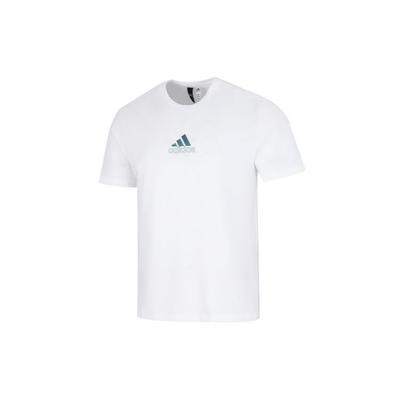 JF SS Tee 2 Logo Casual Round Neck Short Sleeve T-Shirt Men Tops White HM2979