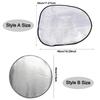 Car Steering Wheel Sun Shade Double Thick Sun Protection Foldable Anti-uv Sunscreen Car Supplies Car Steering Wheel Cover Silver