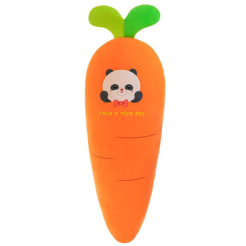 Panda Carrot Cartoon Bed Pillow Soft Plush Toys Material For Children Aid Sleep
