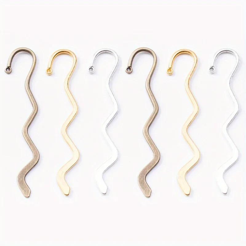 10Pcs Marque-pages Vague DIY Décoration Rétro Porte-Marque de Livre Fourniture de Papeterie École Bureau Accessoire de Lecture