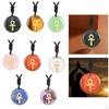 30mm Diameter Round Necklace Pendant Ancient Egyptian Ankh Cross Fashion Jewelry Talisman