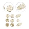 Saxophone Key Buttons Inlays Sax Key Inlays Replacement Pearls Key Buttons Inlays for Alto Tenor Soprano Sax